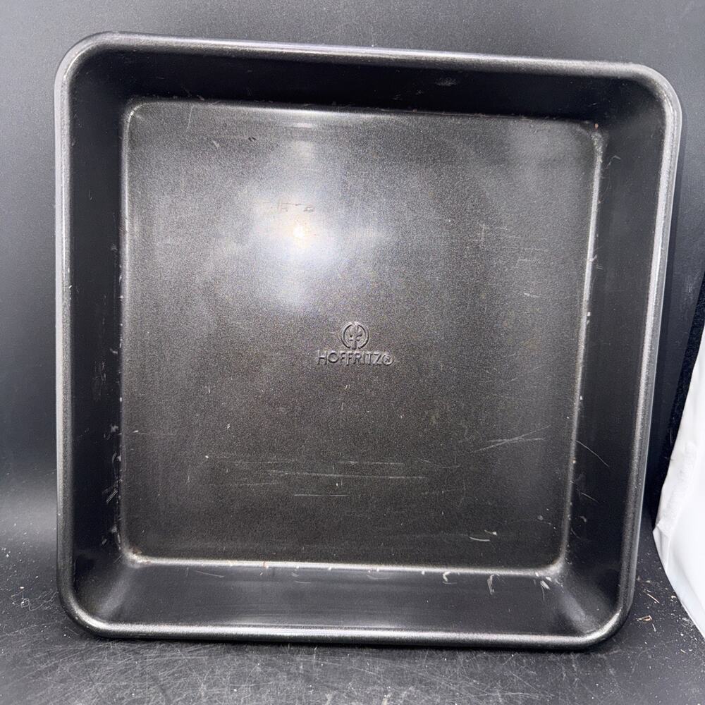 Vintage Hoffritz 9x9 Nonstick Square Cake Brownie Baking Pan Heavy Gauge Steel